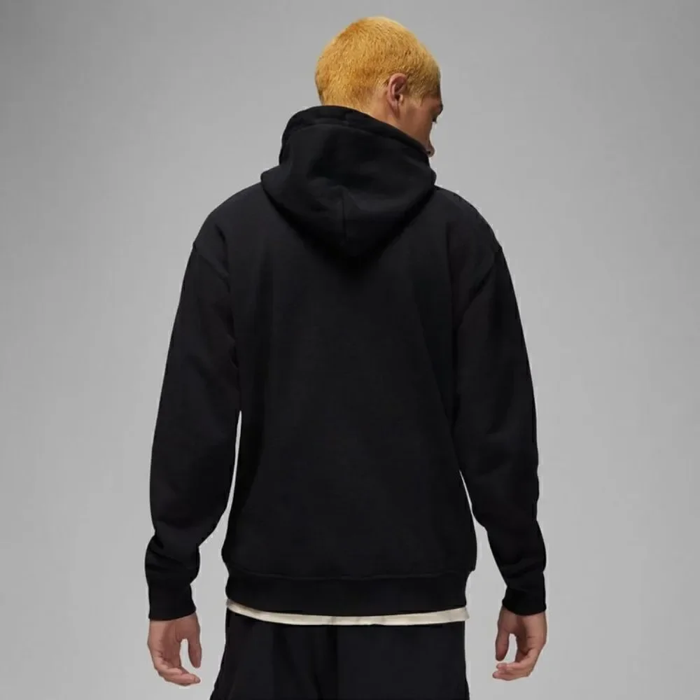 Air Jordan 1 3 4 Essentials Flight Hoodie Fleece Men's S Black White DQ7338-010